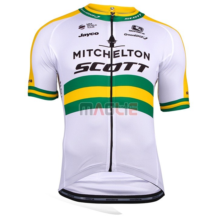 Maglia Mitchelton Scott Campione Australia Manica Corta 2018